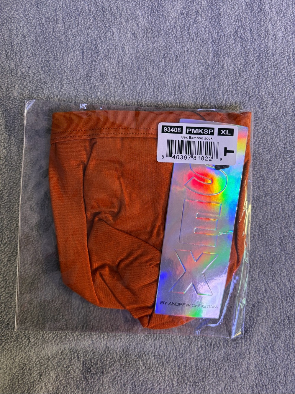 Andrew Christian Bamboo Jock - Rust Orange XL